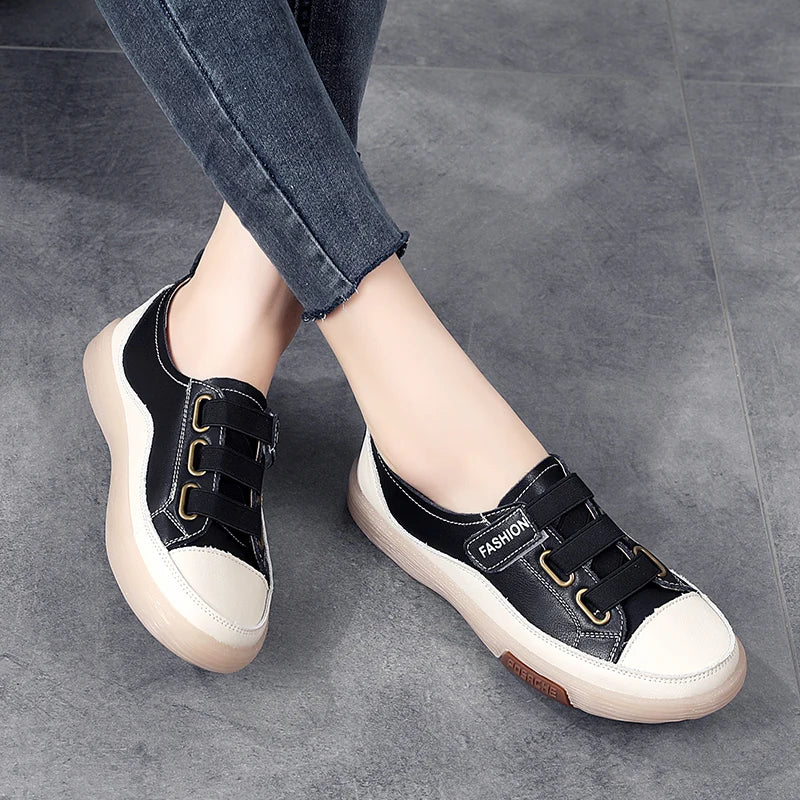 Tênis Feminino em Couro Genuino - Queralt