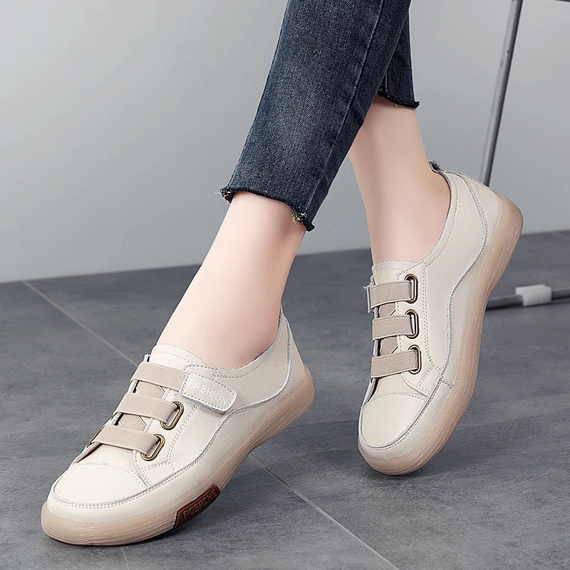 Tênis Feminino em Couro Genuino - Queralt