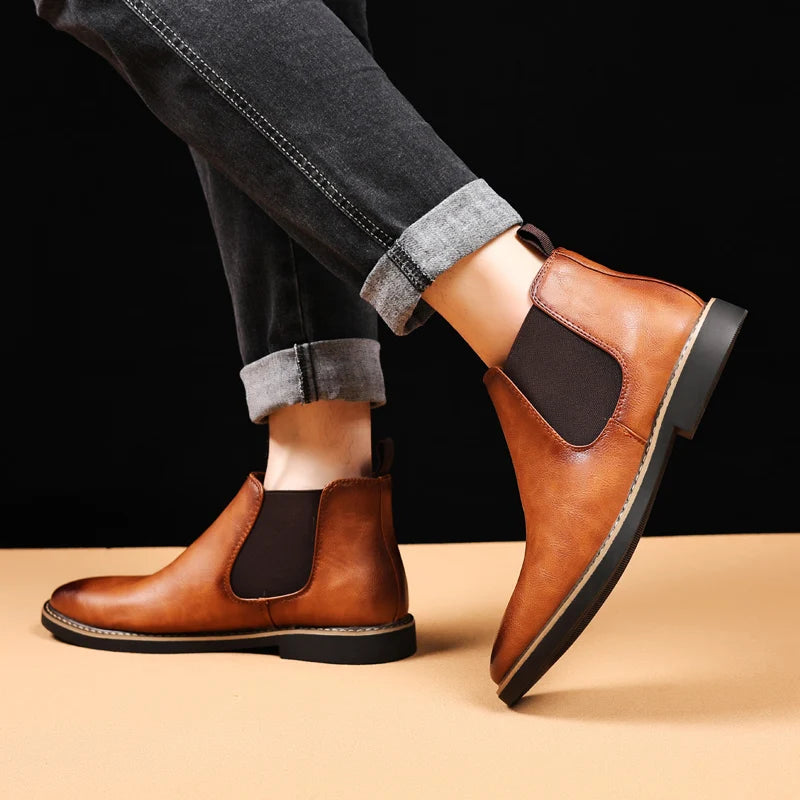 Bota Masculina em Couro Genuíno - Coleman