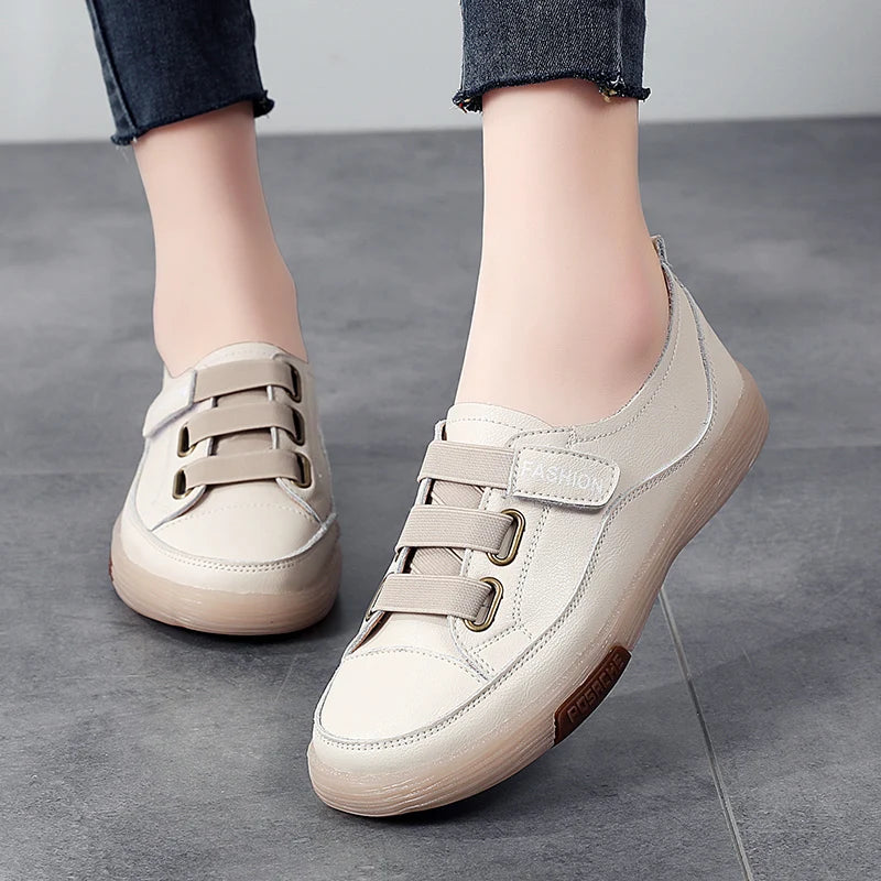 Tênis Feminino em Couro Genuino - Queralt