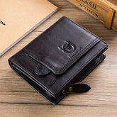 Carteira Masculina em Couro Genuíno - Ferruci Premium