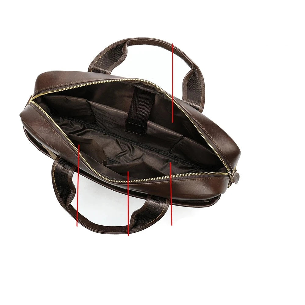 Maleta Masculina em Couro Genuino - BullPremium Business