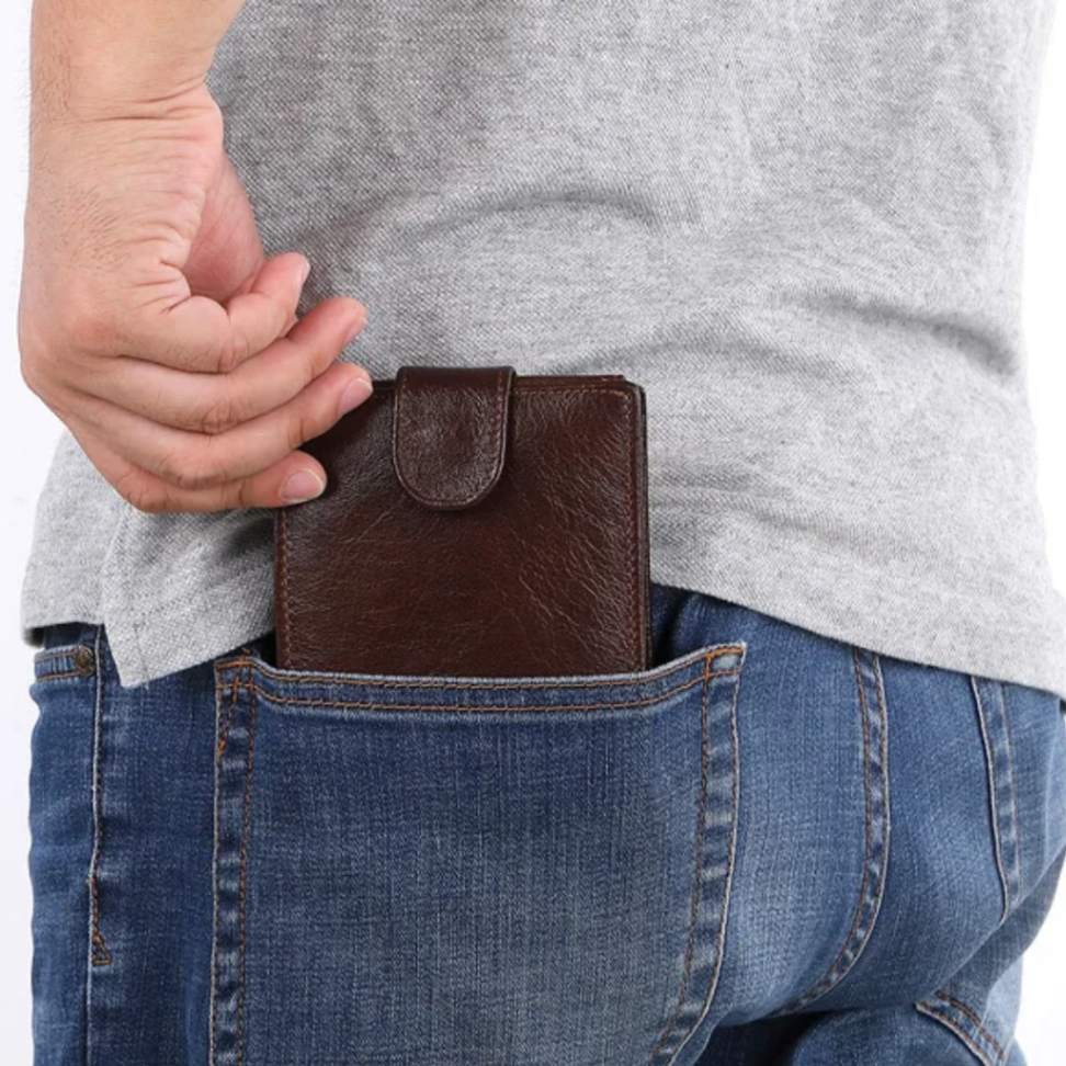 Carteira Masculina em Couro Genuino - Hermez Milen