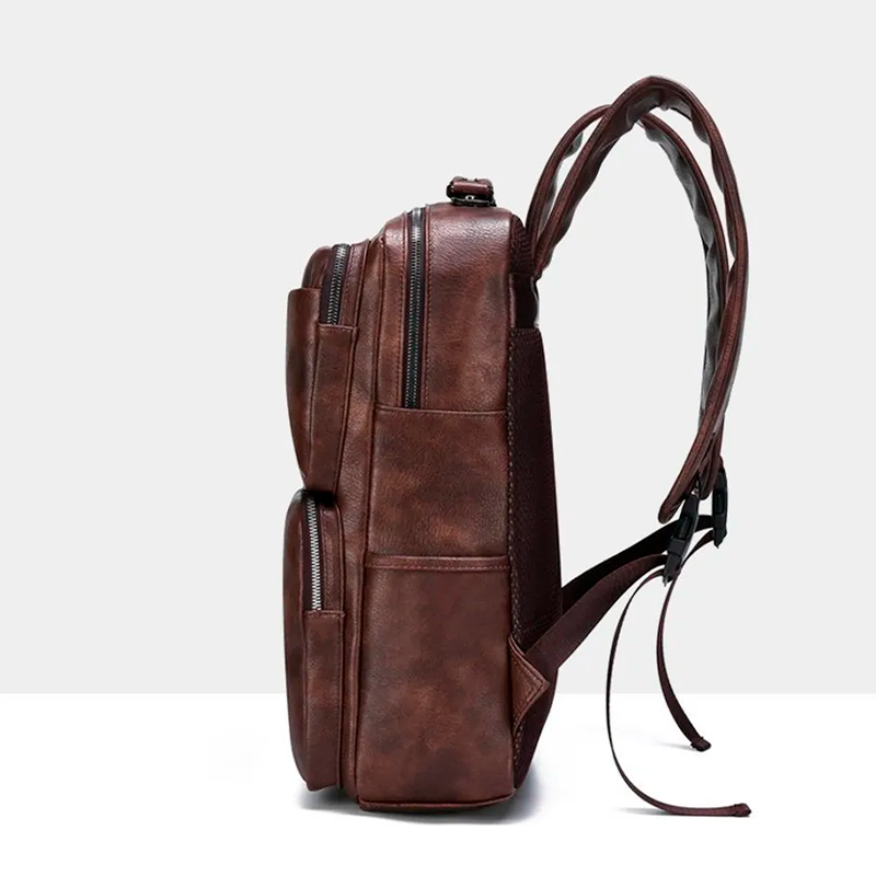Mochila Jeep em Couro Genuino - Buluo Premium