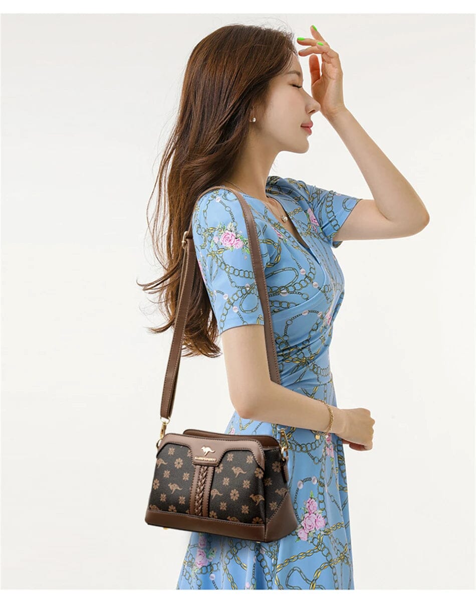 Bolsa Feminina em Couro Genuino - Kangoo Premium