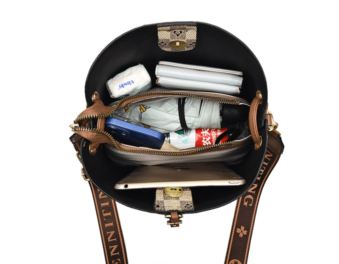 Bolsa Feminina em Couro Genuino - Santini Luvi