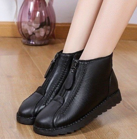 Bota Feminina em Couro Genuino - Sandra Jasmine