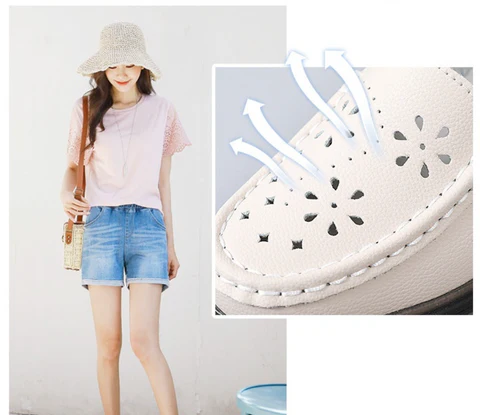 Mocassim Feminino em Couro Genuino - Ayala Premium