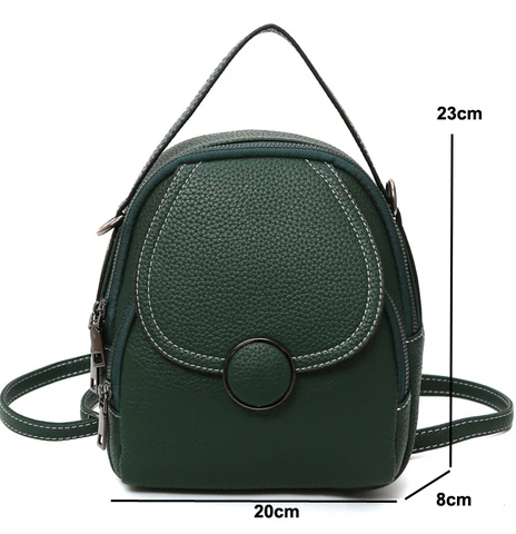 Mochila Feminina em Couro Genuino - Felyciia Premium
