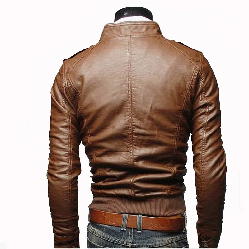 Jaqueta Masculina em Couro Genuino - Business M2