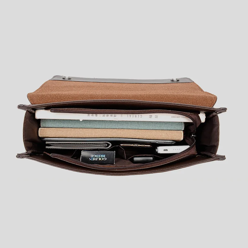 Maleta Masculina em Couro Genuino - Kangoo Business 2