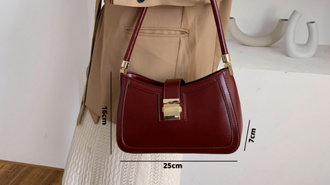 Bolsa de Ombro Feminina Pequena em Couro - Giogine Premium