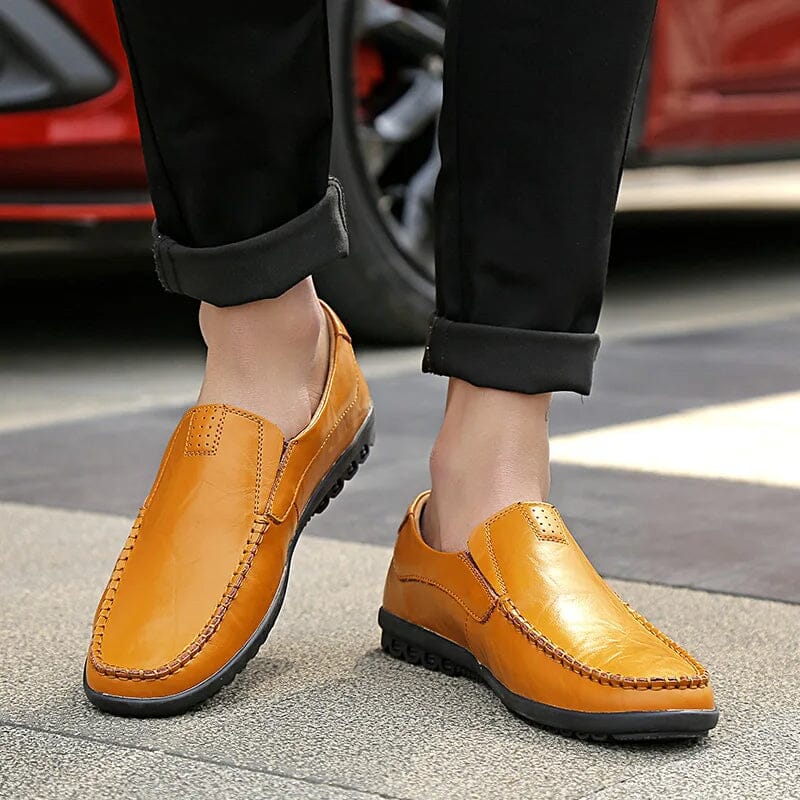 Mocassim Masculino em Couro Genuino - Social Premium