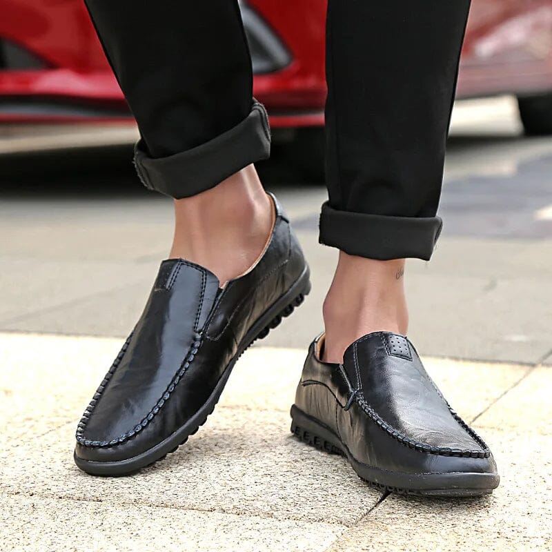 Mocassim Masculino em Couro Genuino - Social Premium