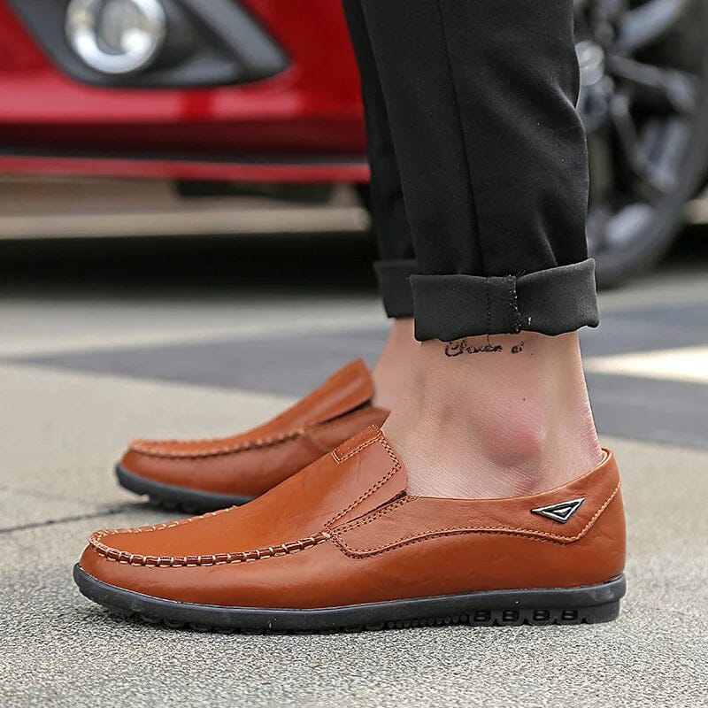 Mocassim Masculino em Couro Genuino - Social Premium