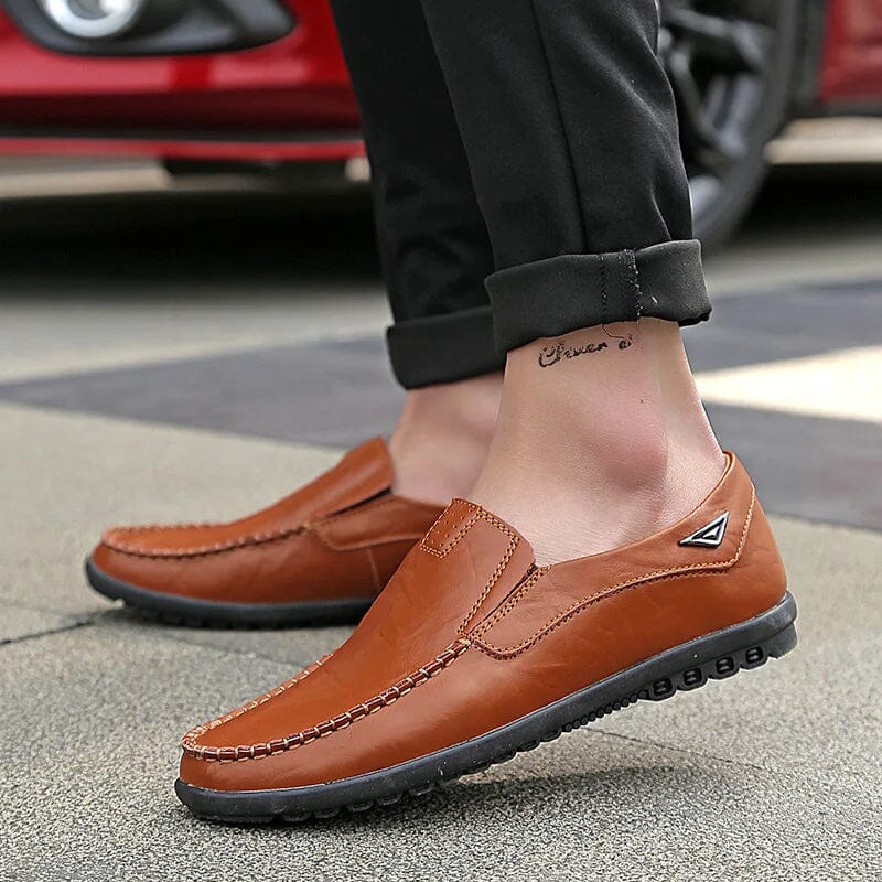 Mocassim Masculino em Couro Genuino - Social Premium