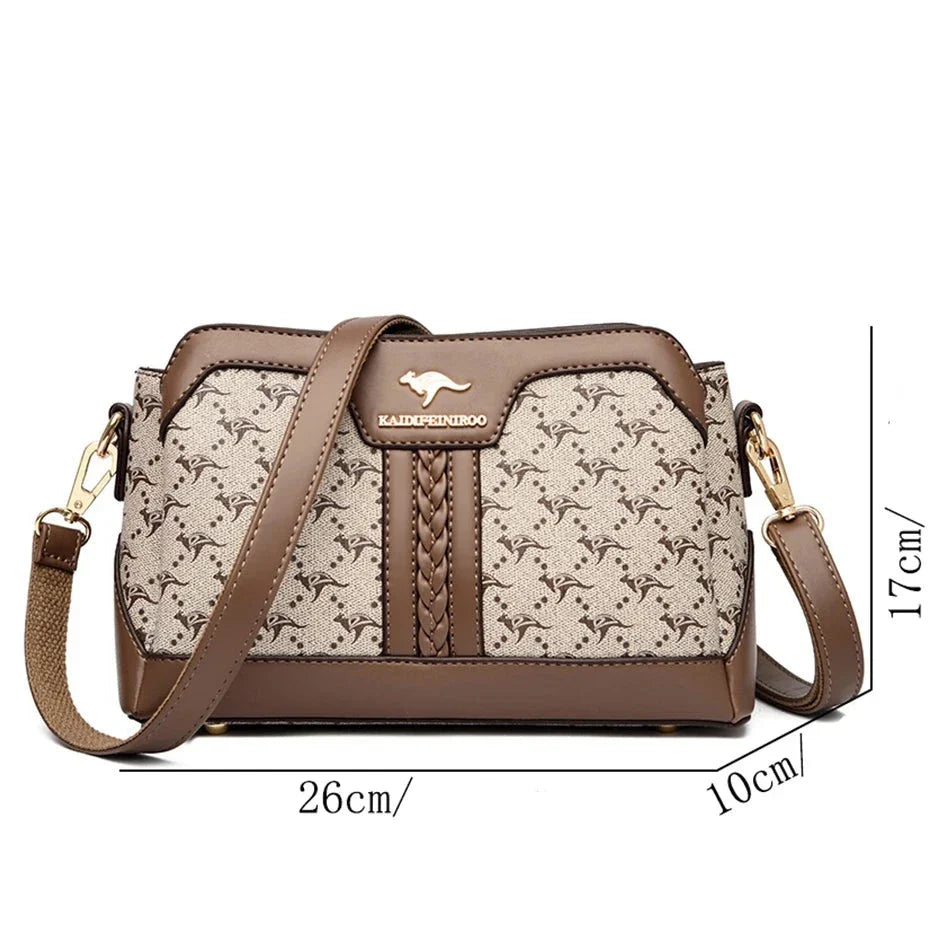 Bolsa Feminina em Couro Genuino - Kangoo Premium