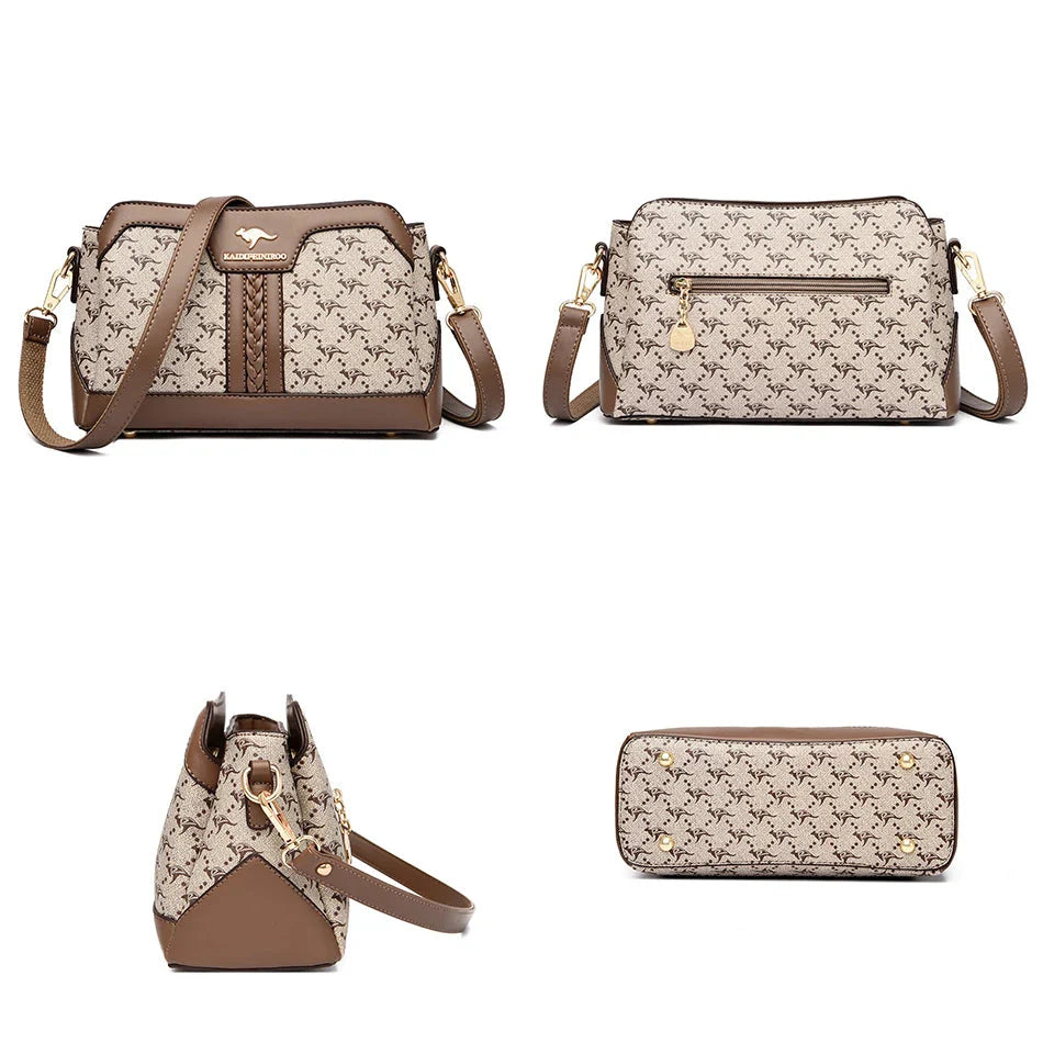 Bolsa Feminina em Couro Genuino - Kangoo Premium