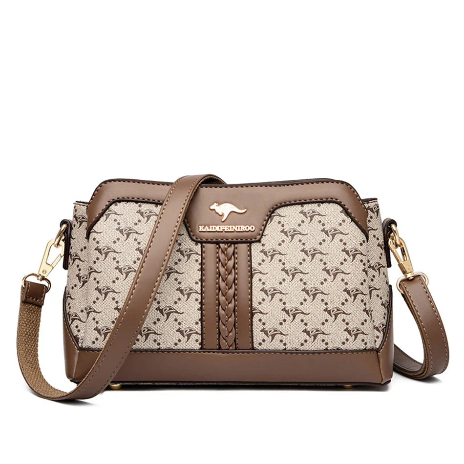 Bolsa Feminina em Couro Genuino - Kangoo Premium