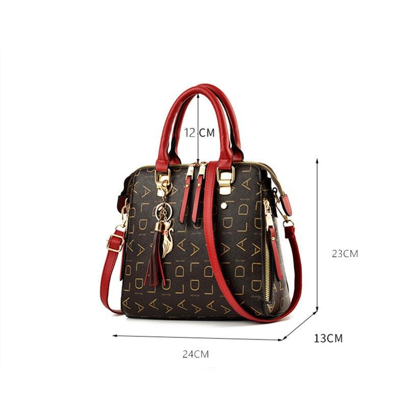 Bolsa Feminina de Couro - Pure Luxury by Lina BS-FM08 LojasStonks