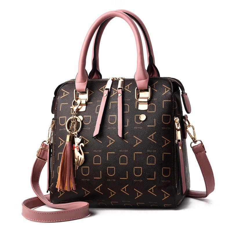 Bolsa Feminina de Couro - Pure Luxury by Lina BS-FM08 LojasStonks