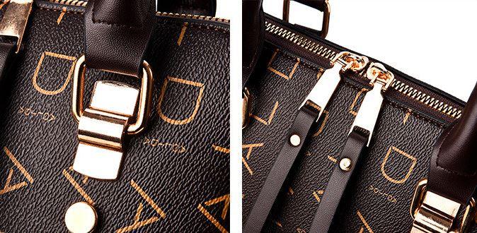 Bolsa Feminina de Couro - Pure Luxury by Lina BS-FM08 LojasStonks