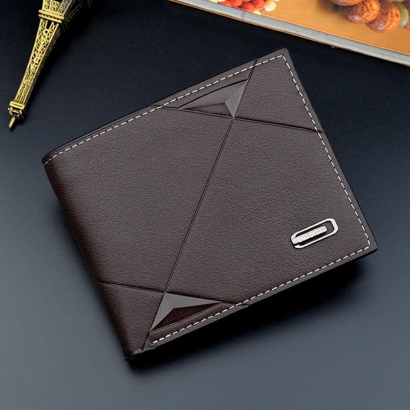 Carteira Masculina Modern Business MD05 LojasStonks Café Preto