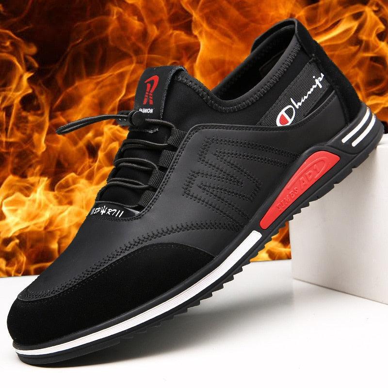 Sapatênis Masculino de Couro - ClassicLuxo Mocassim TN17 LojasStonks Preto 37