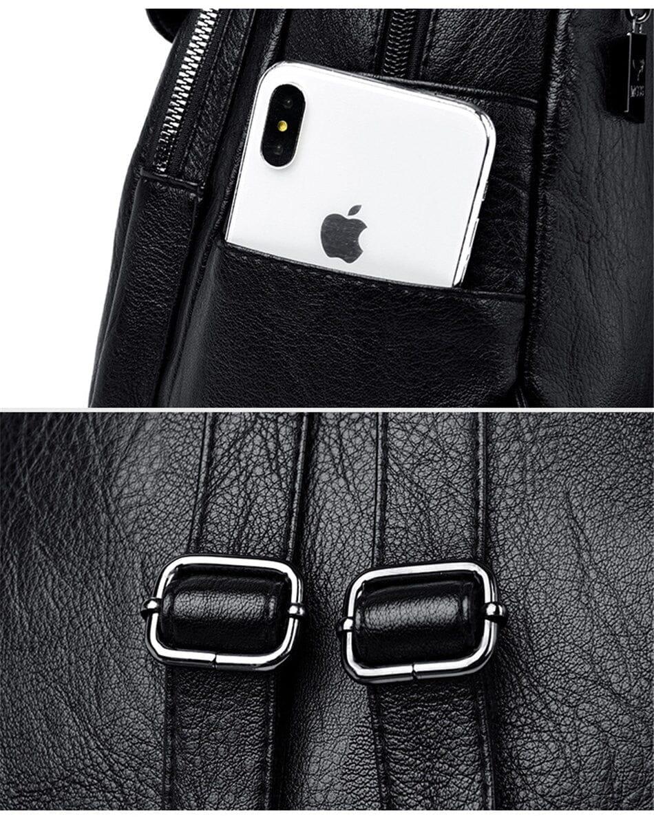 Mochila Feminina Couro - Aussie Vintage BS-FM14 LojasStonks