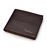 Carteira Masculina - Fuerdanni Classic MD03 LojasStonks Marrom Escuro