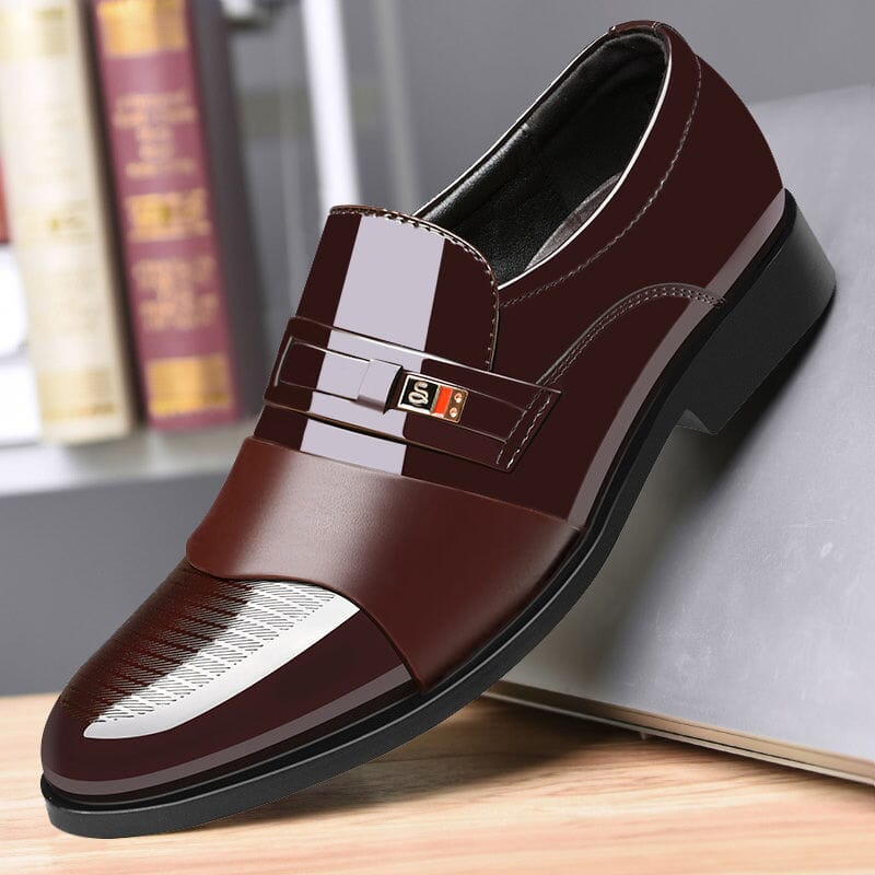 Comfort Royale - Sapato Social Elegante TN24 LojasStonks brown 38