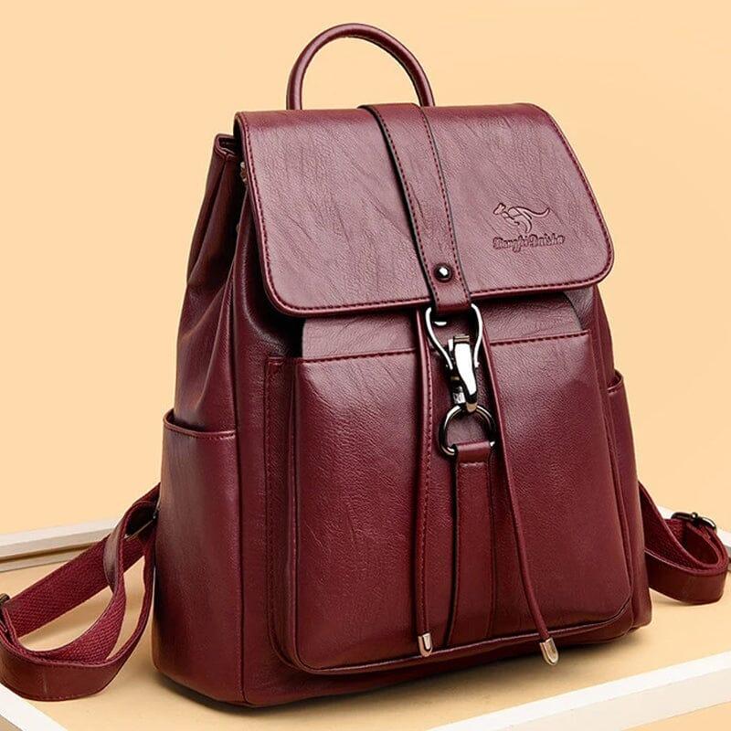 Mochila Feminina de Couro - Aussie Classic BS-FM13 LojasStonks