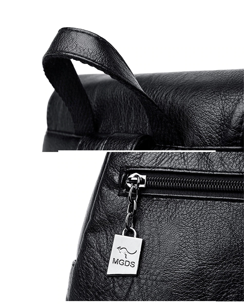 Mochila Feminina Couro - Aussie Vintage BS-FM14 LojasStonks
