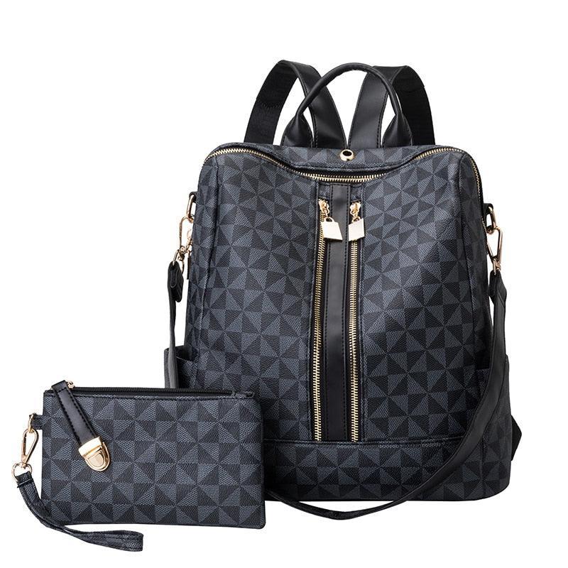 mochila feminina, mochila feminina de couro, mochila e carteira feminina, carteira feminina e mochila de