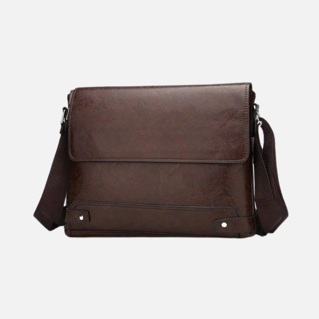 Bolsa de Ombro em Couro - Business Men