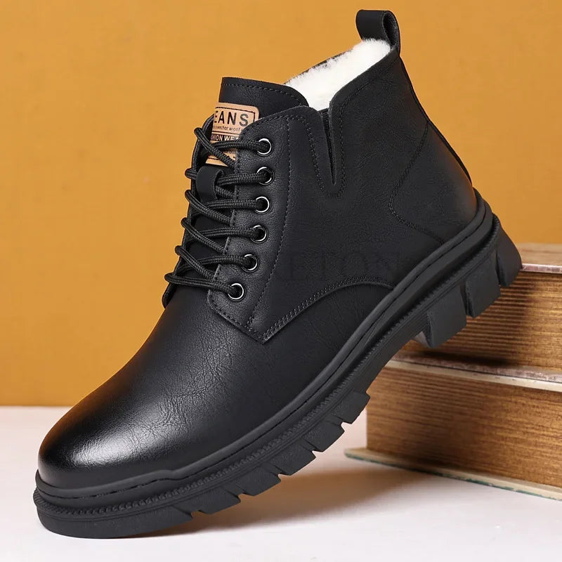 Bota Masculina de Inverno em Couro - Luiz Armen