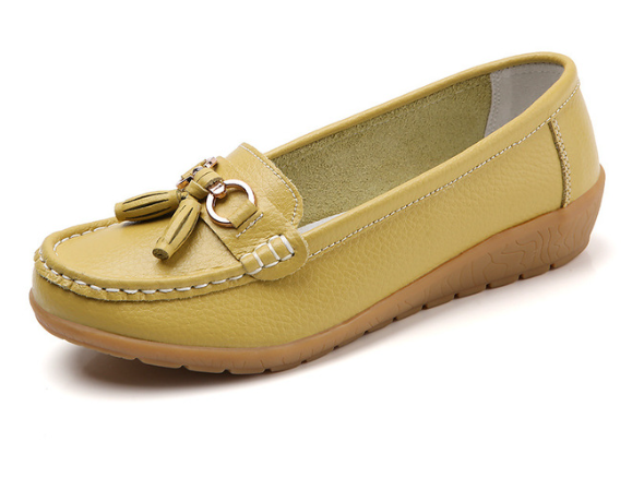 Mocassim Feminino em Couro - Free Classic