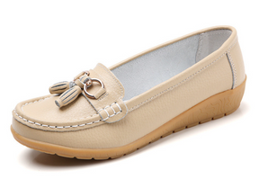 Mocassim Feminino em Couro - Free Classic