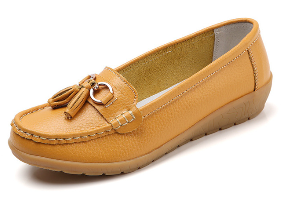 Mocassim Feminino em Couro - Free Classic