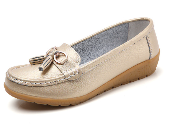 Mocassim Feminino em Couro - Free Classic