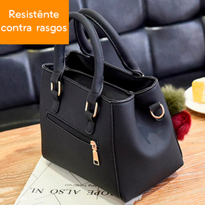 bolsa feminina de couro preta, bolsa feminina. bolsa de couro, bolsa