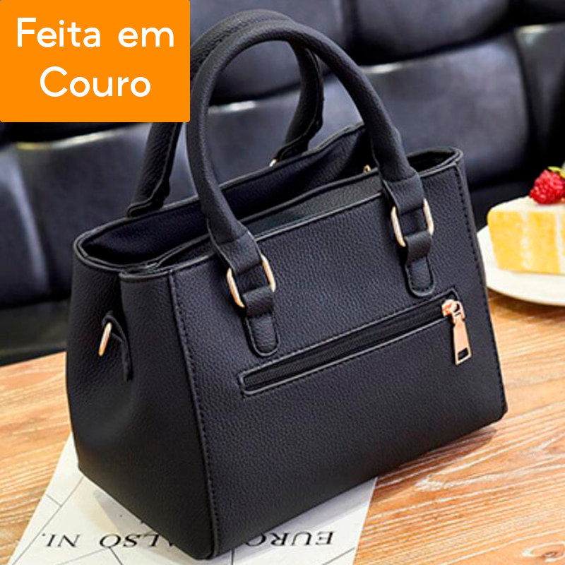 bolsa feminina de couro preta, bolsa feminina. bolsa de couro, bolsa