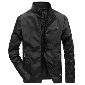 Jaqueta de couro masculina forrada, Jaqueta de couro masculina motoqueiro, Jaqueta de couro masculina para inverno, Jaqueta de couro para motoqueiro, Jaqueta de couro preta masculina