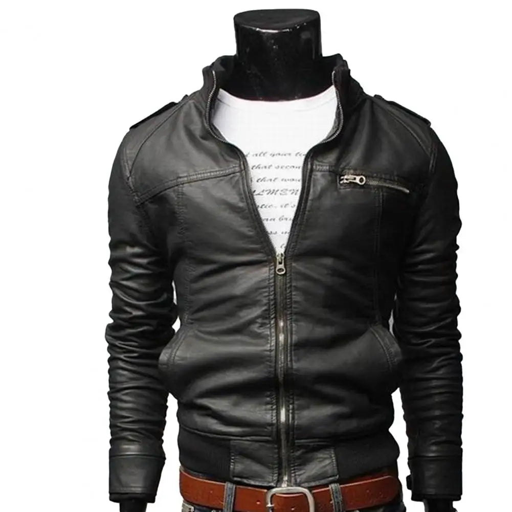 Jaqueta Masculina em Couro Genuino - Business M2