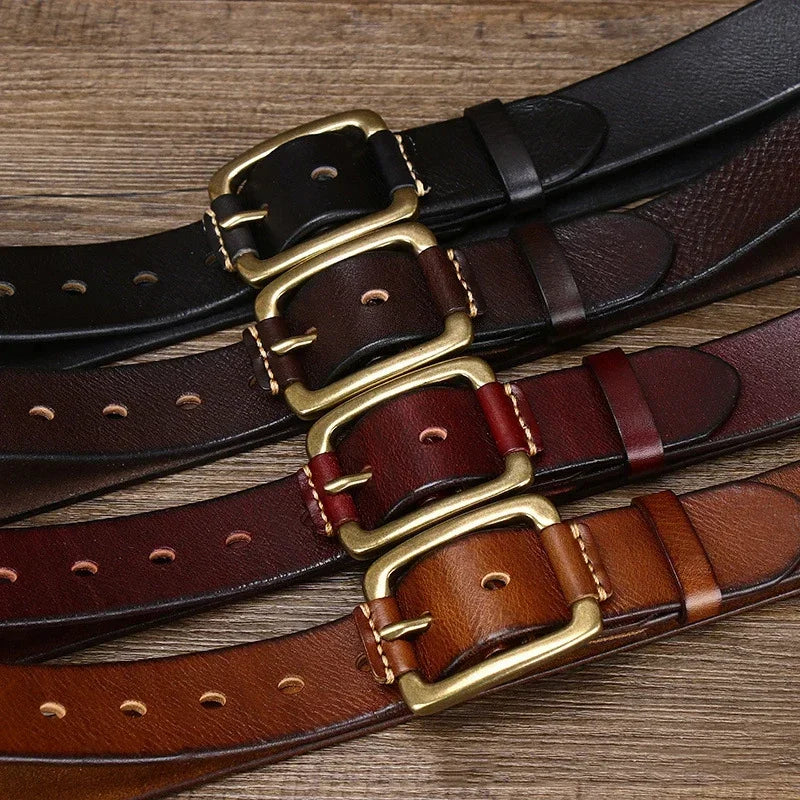 Cinto Masculino em Couro de Vaca - Belt Men