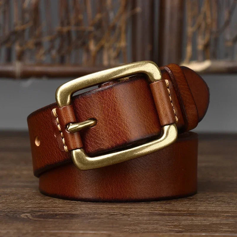 Cinto Masculino em Couro de Vaca - Belt Men