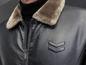 Jaqueta Masculina em Couro Genuíno - Borghese