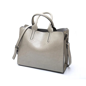 bolsa de couro, bolsa de couro feminina, bolsa elegante, bolsa em couro, bolsa feminina de couro preta, Bolsa Feminina em Couro - Caliana Premium