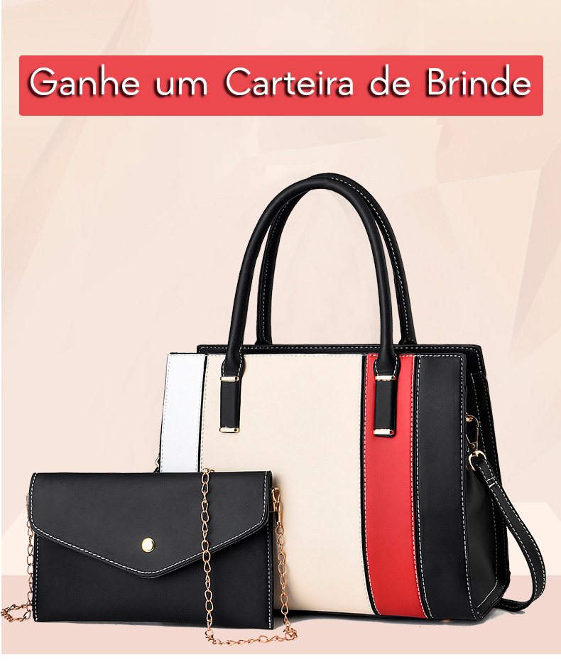 Bolsa feminina de couro, bolsa em couro, bolsa mais carteira, conjunto bolsa mais carteira, bolsa feminina, bolsa barata