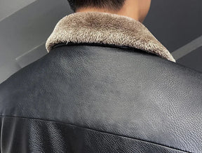 Jaqueta Masculina em Couro Genuíno - Borghese